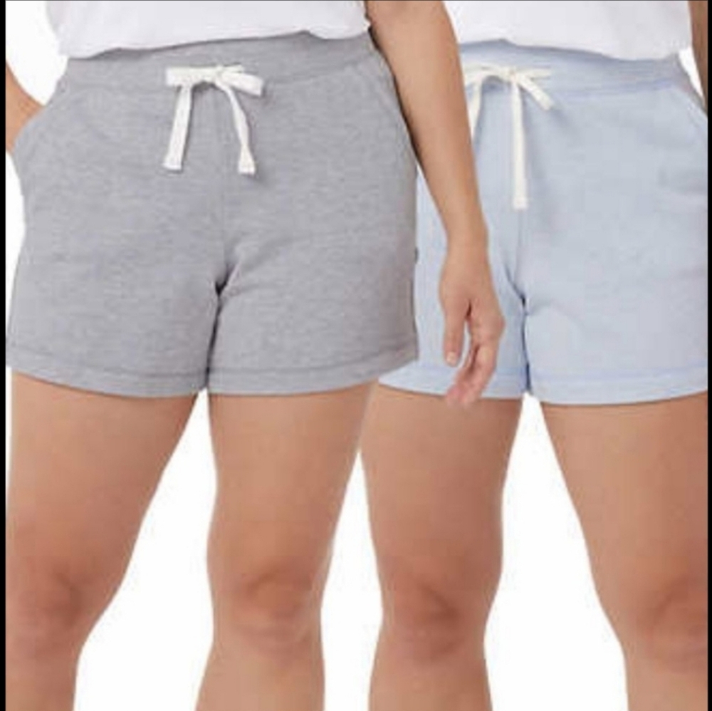 Ultra Soft Cotton Blend Shorts Bundle- Blue
